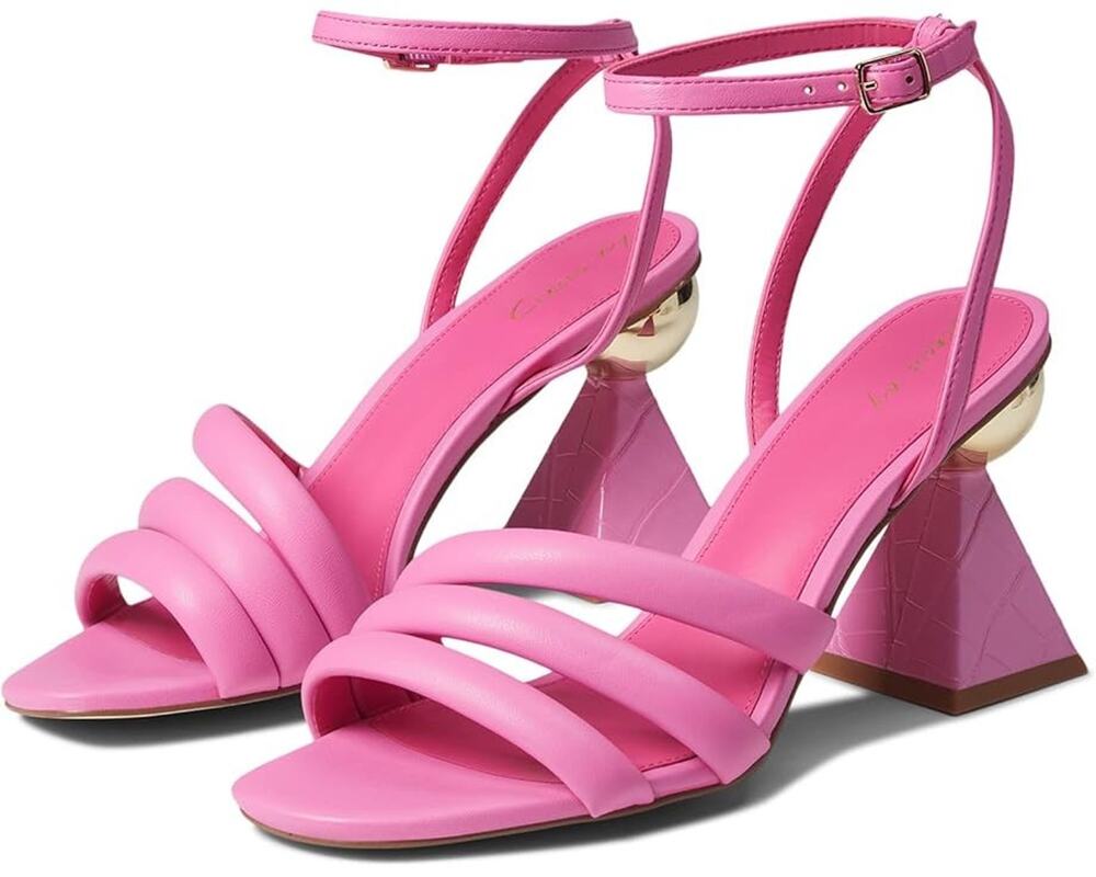 Circus by Sam Edelman Kit Dahlia Pink Suede Womens Heels Sandals Size 8.5 M